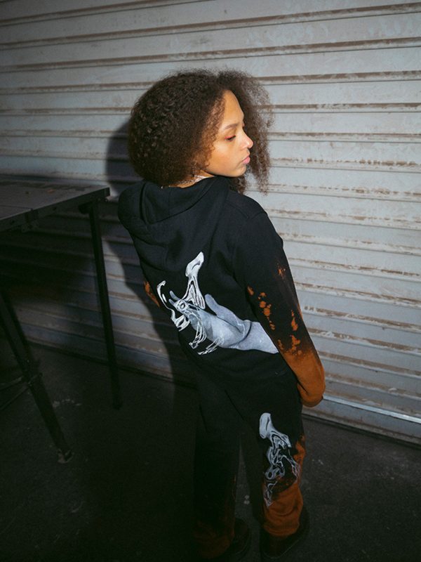 “VIVID” Reflective HANDMADE [Oversized] Hoodie