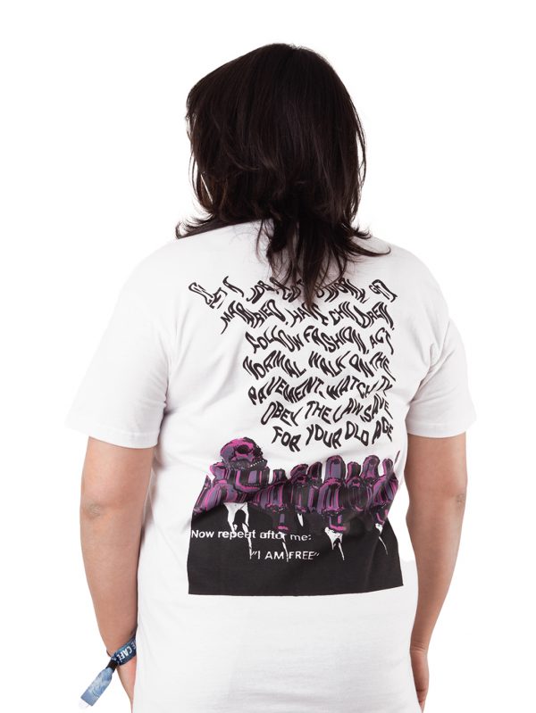 “FREE YOURSELF” HANDMADE [Oversized] T'