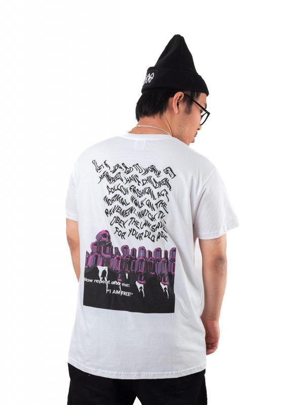 “FREE YOURSELF” HANDMADE [Oversized] T'