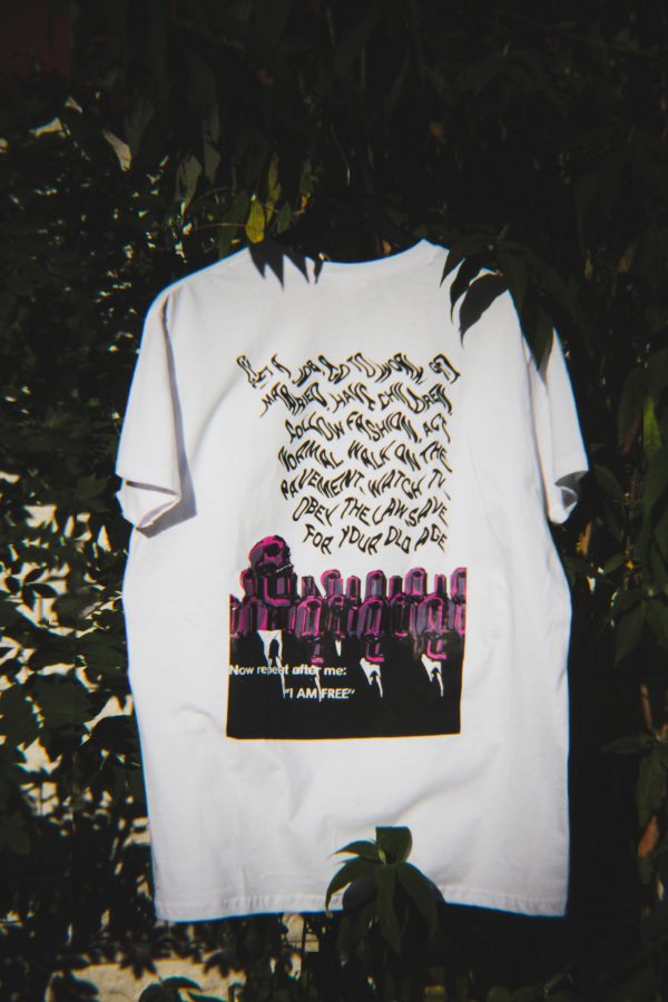 “FREE YOURSELF” HANDMADE [Oversized] T'