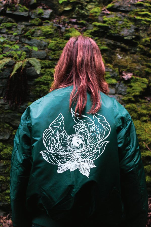 “FLOWER” HANDMADE [Bomber]