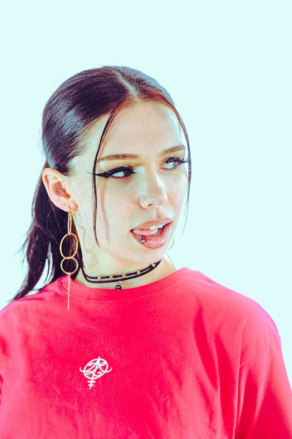 “Atlas-Minimal” [Oversized] Crop T‘  Pink