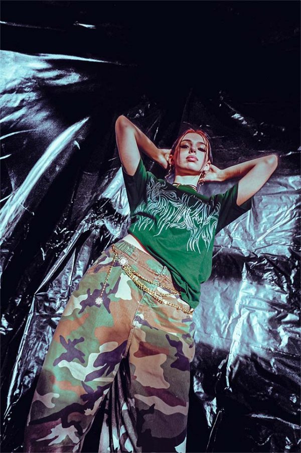 “Trivial Art” HANDMADE [Oversized] T‘  Forest Green