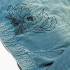 Ebene 0 "FLOWER" JEANS JACKE Vintage L