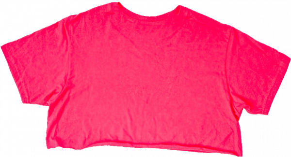 “Atlas-Minimal” [Oversized] Crop T‘  Pink